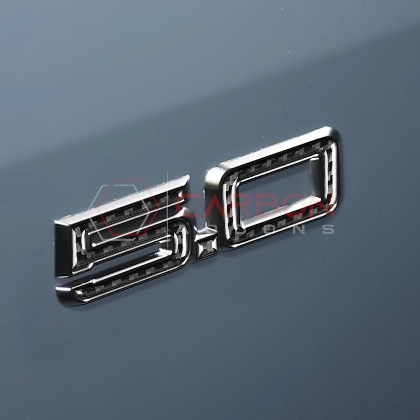 2024+ S650 Mustang GT Exterior Carbon Fiber Emblem Overlays