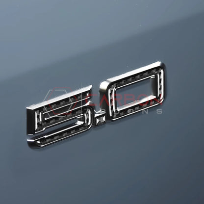 2024+ S650 Mustang GT Exterior Carbon Fiber Emblem Overlays