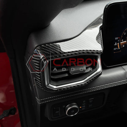 2024+ S650 Mustang Real Carbon Fiber Driver Side Dashboard Trim Overlays