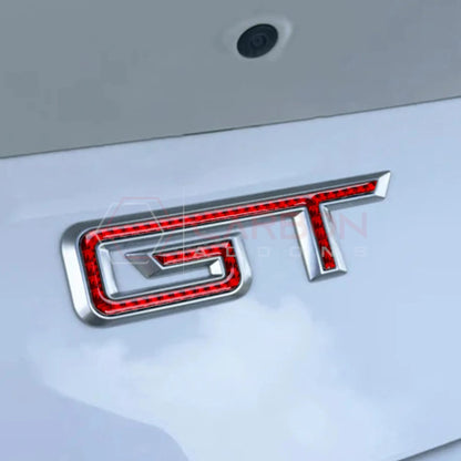 2024+ S650 Mustang GT Exterior Carbon Fiber Emblem Overlays
