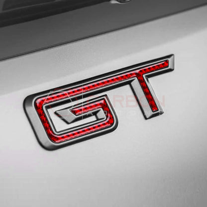 2024+ S650 Mustang GT Exterior Carbon Fiber Emblem Overlays