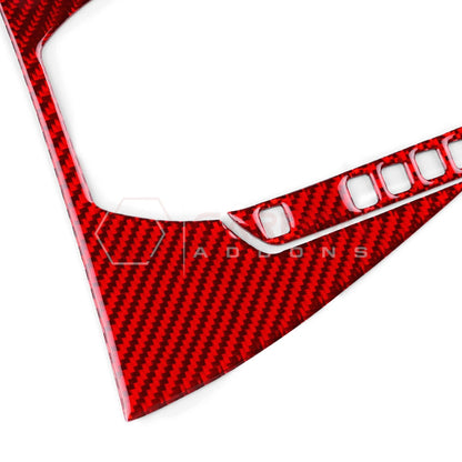 2024+ S650 Mustang Real Carbon Fiber Gear Shifter Trim Overlay