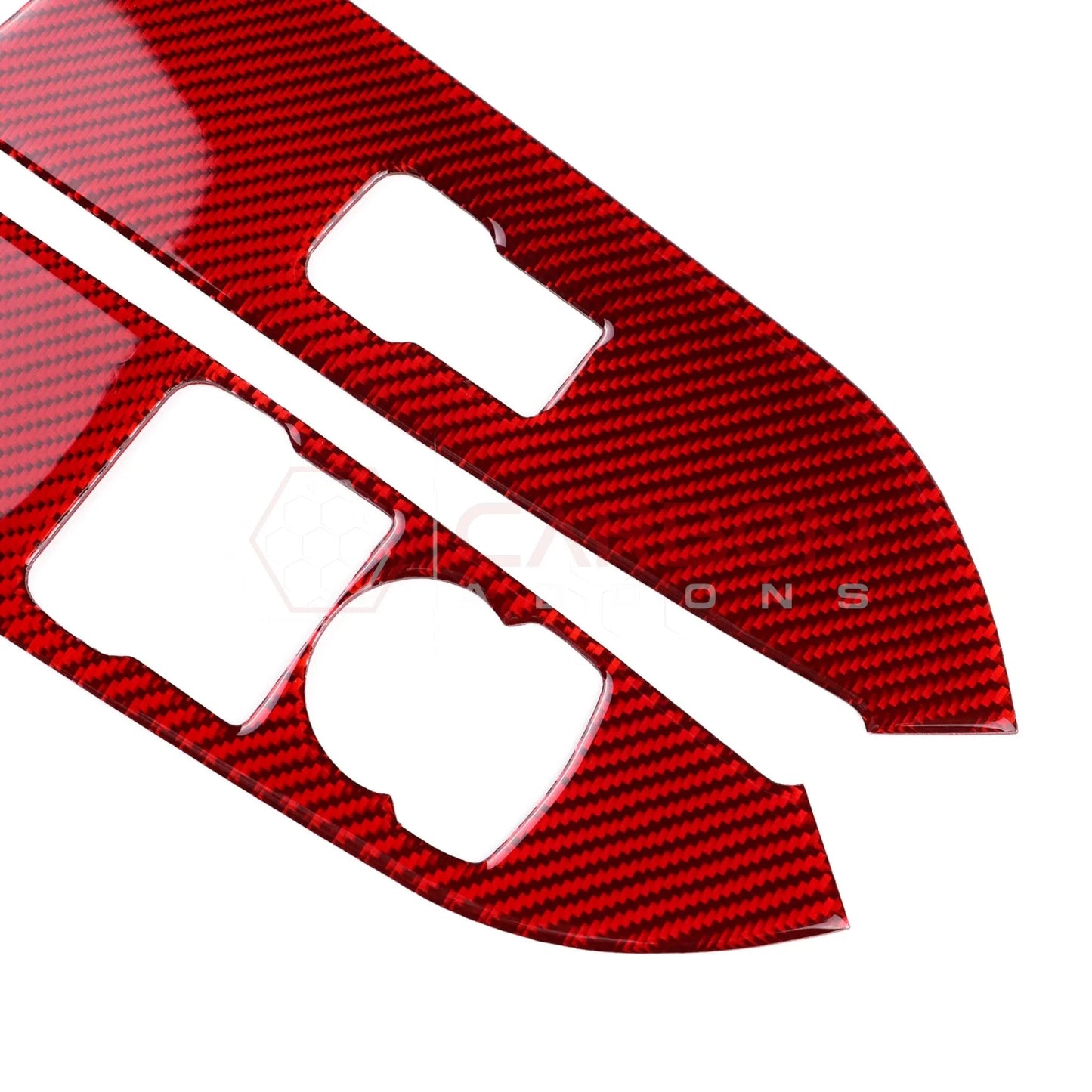 2024+ S650 Mustang Real Carbon Window switch Trim Overlay