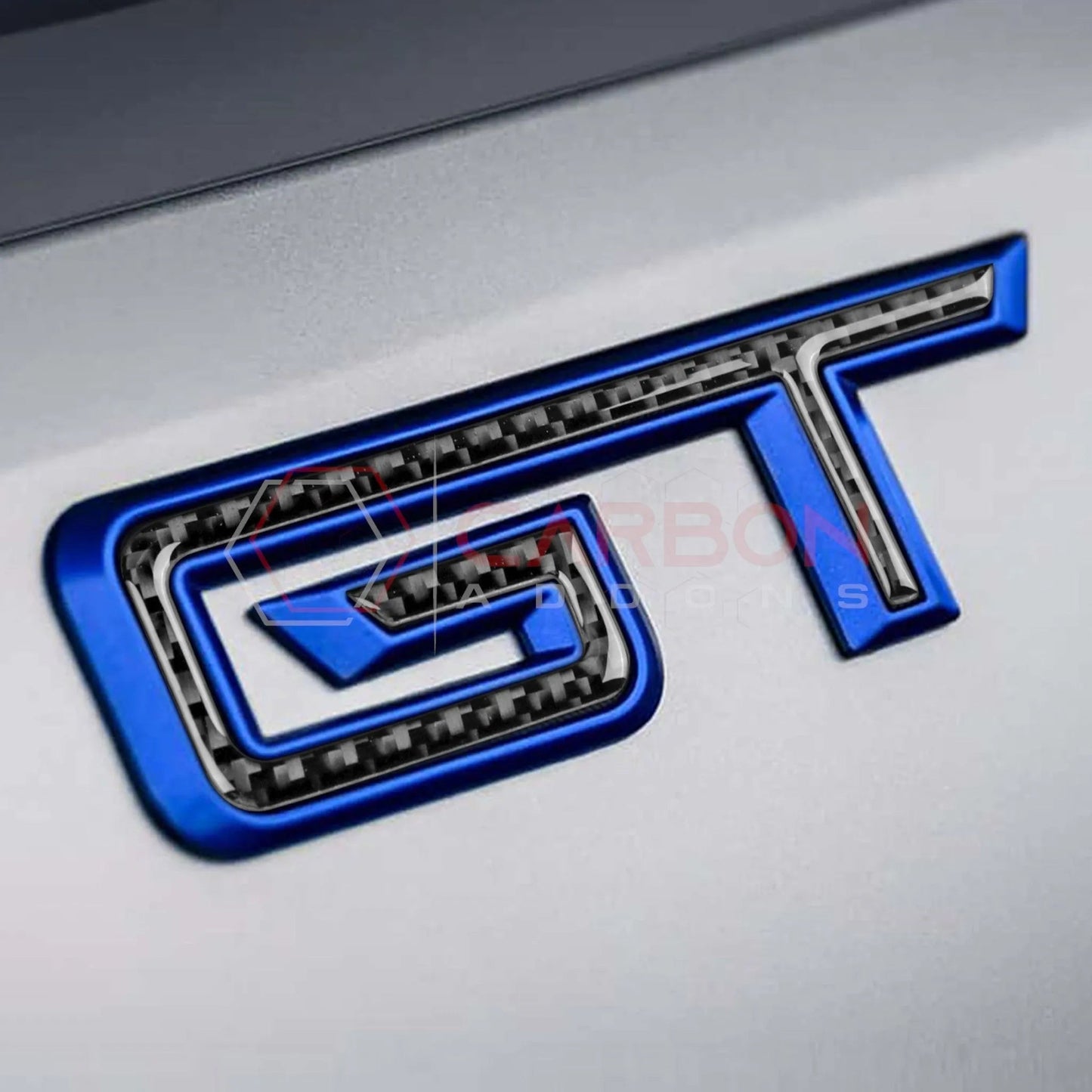 2024+ S650 Mustang GT Exterior Carbon Fiber Emblem Overlays