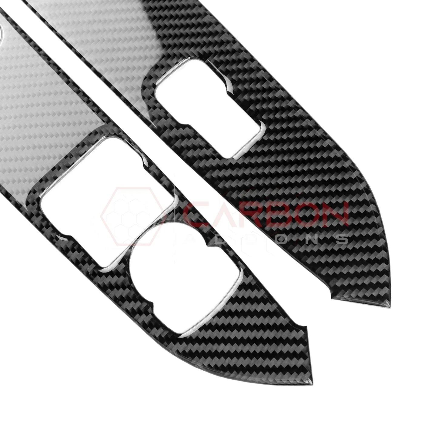 2024+ S650 Mustang Real Carbon Window switch Trim Overlay
