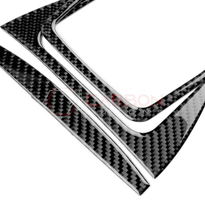 2024+ S650 Mustang Real Carbon Fiber Gear Shifter Trim Overlay