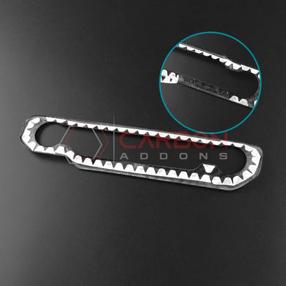 2024+ S650 Mustang Hard Carbon Fiber Radio Dash Button Control Trim Cover