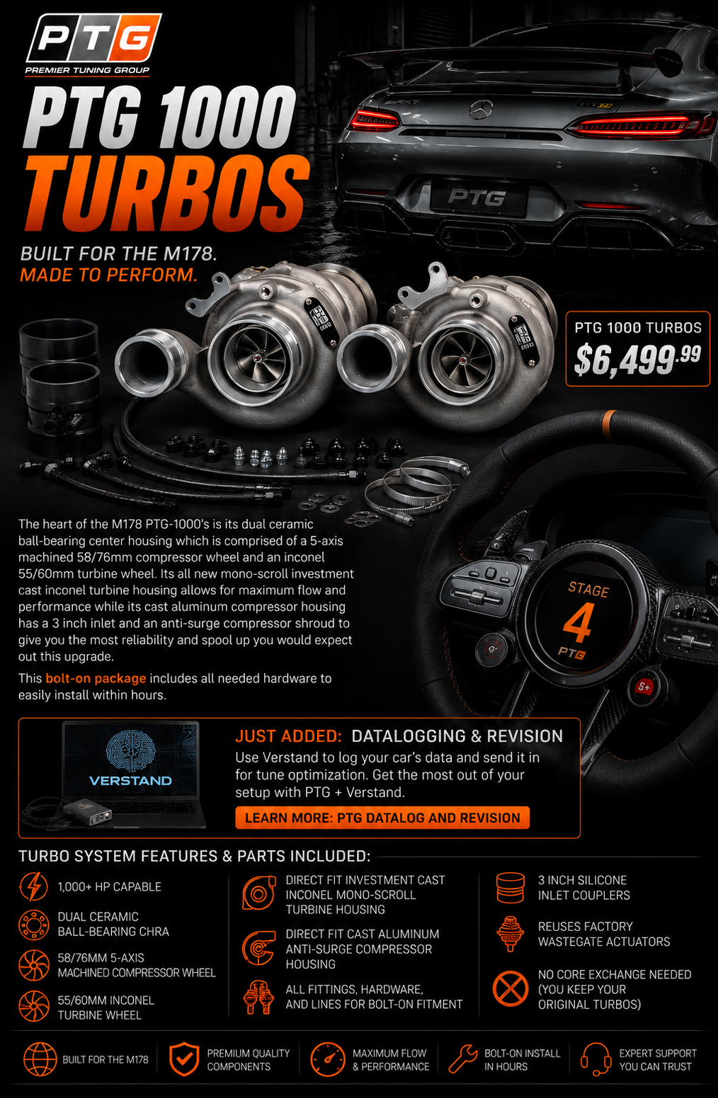 PTG 1000 M178 Turbo System