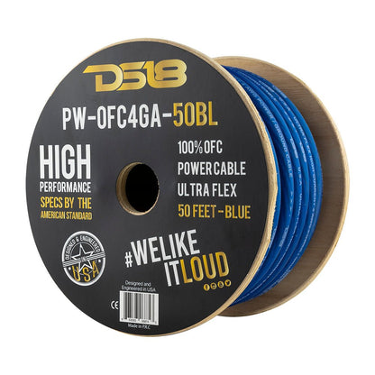 4-GA 100% OFC Ground, Power Cable, 50 Feet