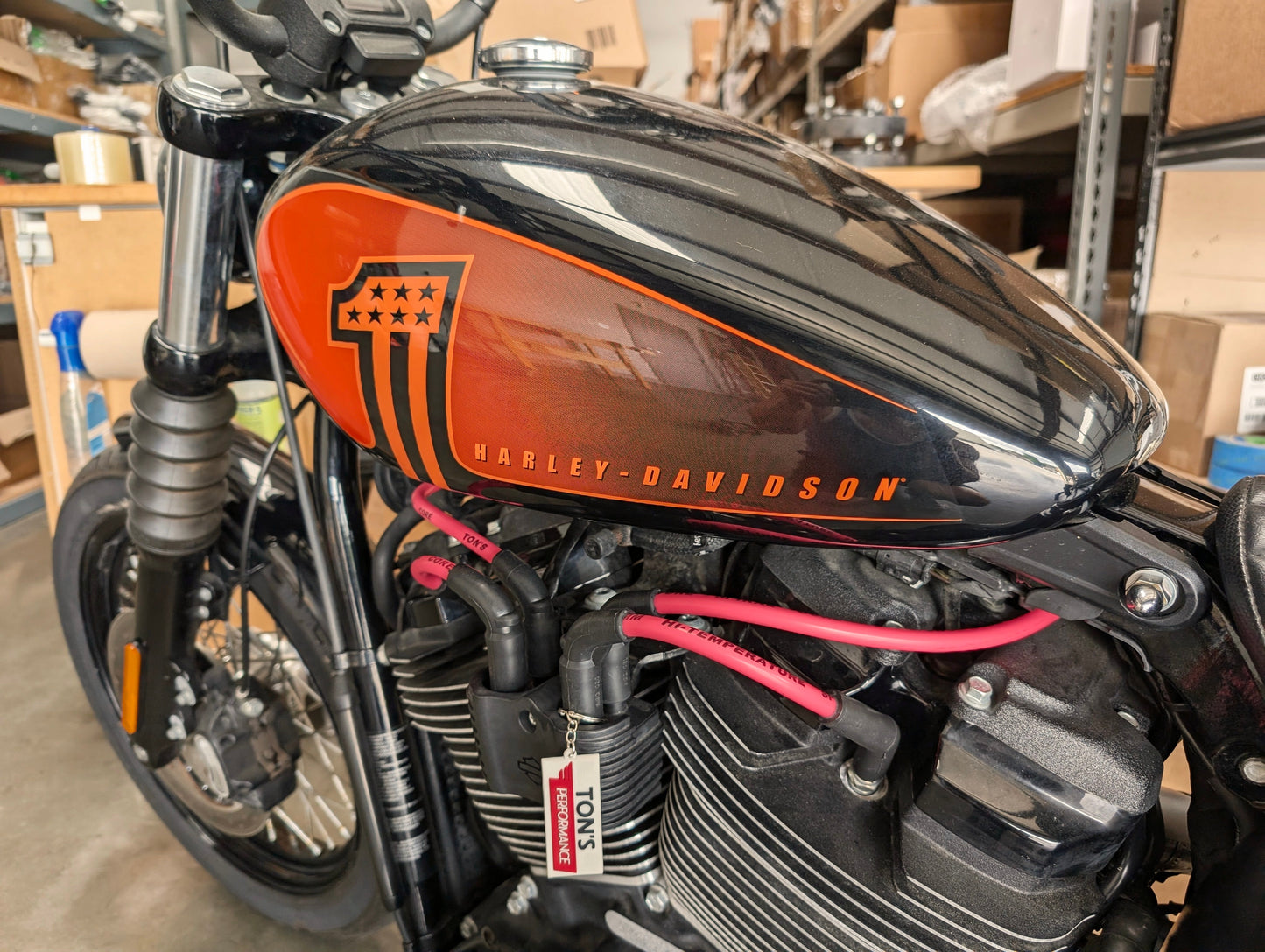 10mm Ton's Silicone Spark plug wires for M8 2018+ Harley Davidson Softail or 2024+ Road King ST / CVO Street Glide