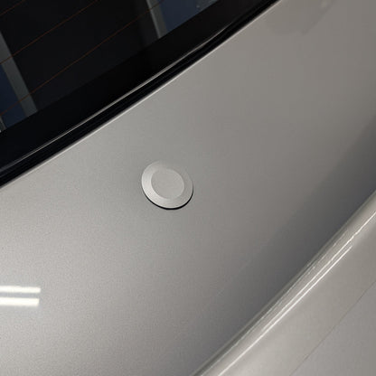 ZSPEC 44mm Rear Wiper Hole-Cover/Cap/Plug, Weatherproof, Billet, Silver Finish