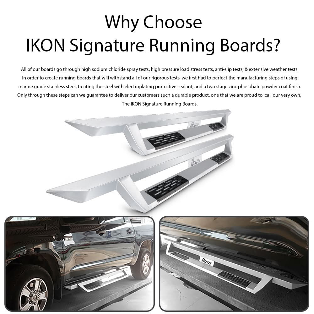 1999-2016 Ford F-250 Superduty IKON V1 Style Side Running Boards Steel