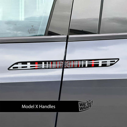 Tesla Plaid Performance Mode Tesla Door Handle Decals (4pcs)