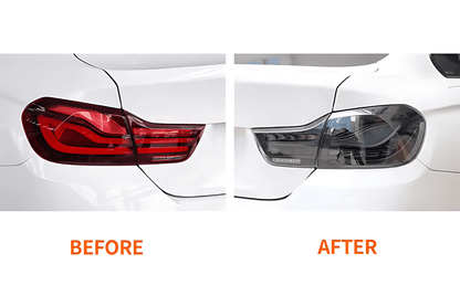 BMW F32 F36 F82 F33 F83 4 Series - Double Dragon Scale Black LED Tail lights (2013 - 2018)