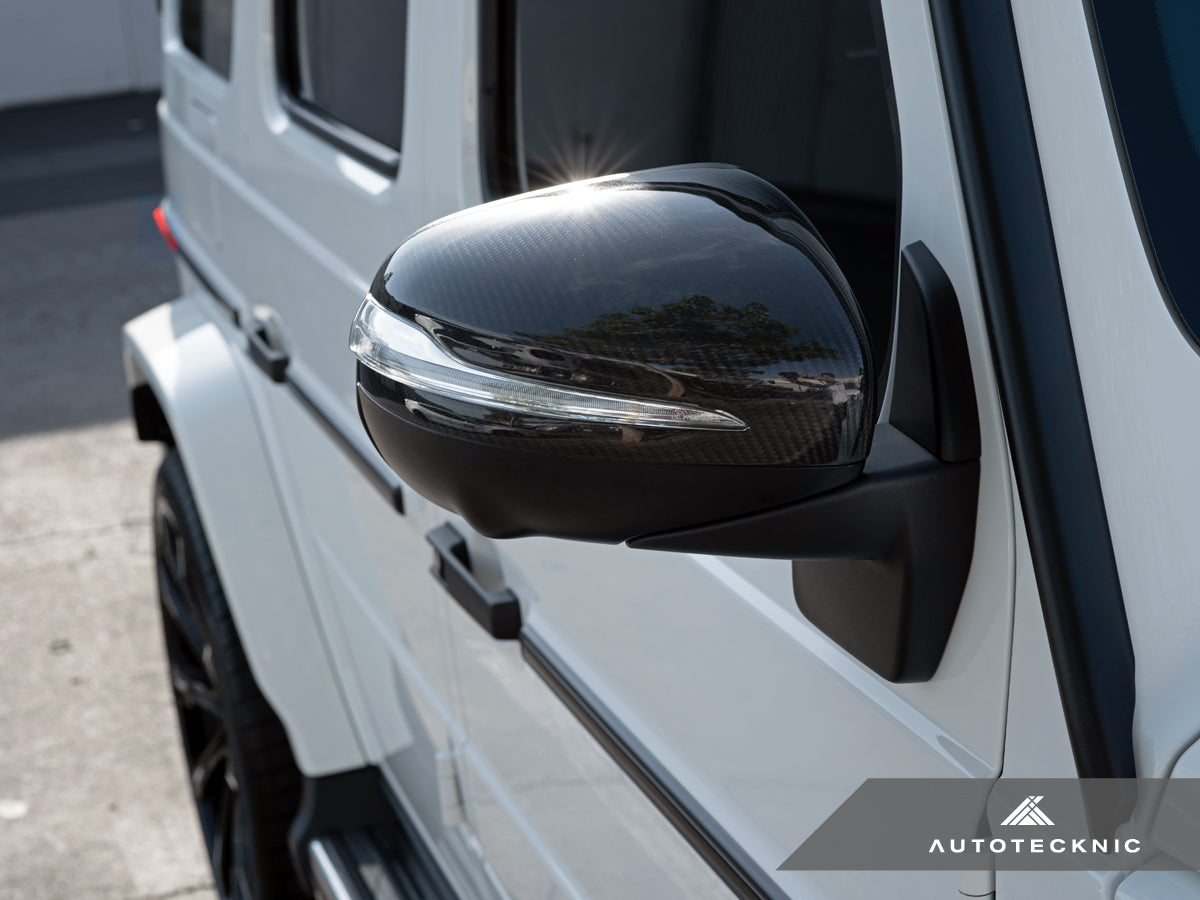 AutoTecknic Replacement Dry Carbon Mirror Covers - Mercedes-Benz V167/ W167 GLE