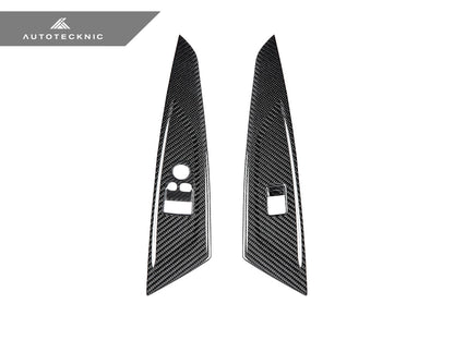 AutoTecknic Dry Carbon Window Switch Panel Trim Set - BMW G82 M4