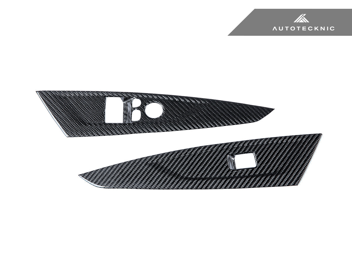AutoTecknic Dry Carbon Window Switch Panel Trim Set - BMW G22 4-Series