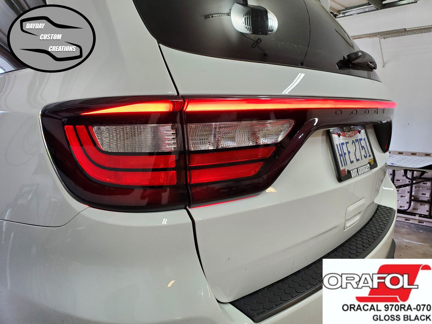 14-26 Dodge Durango Taillight Decal Design 10