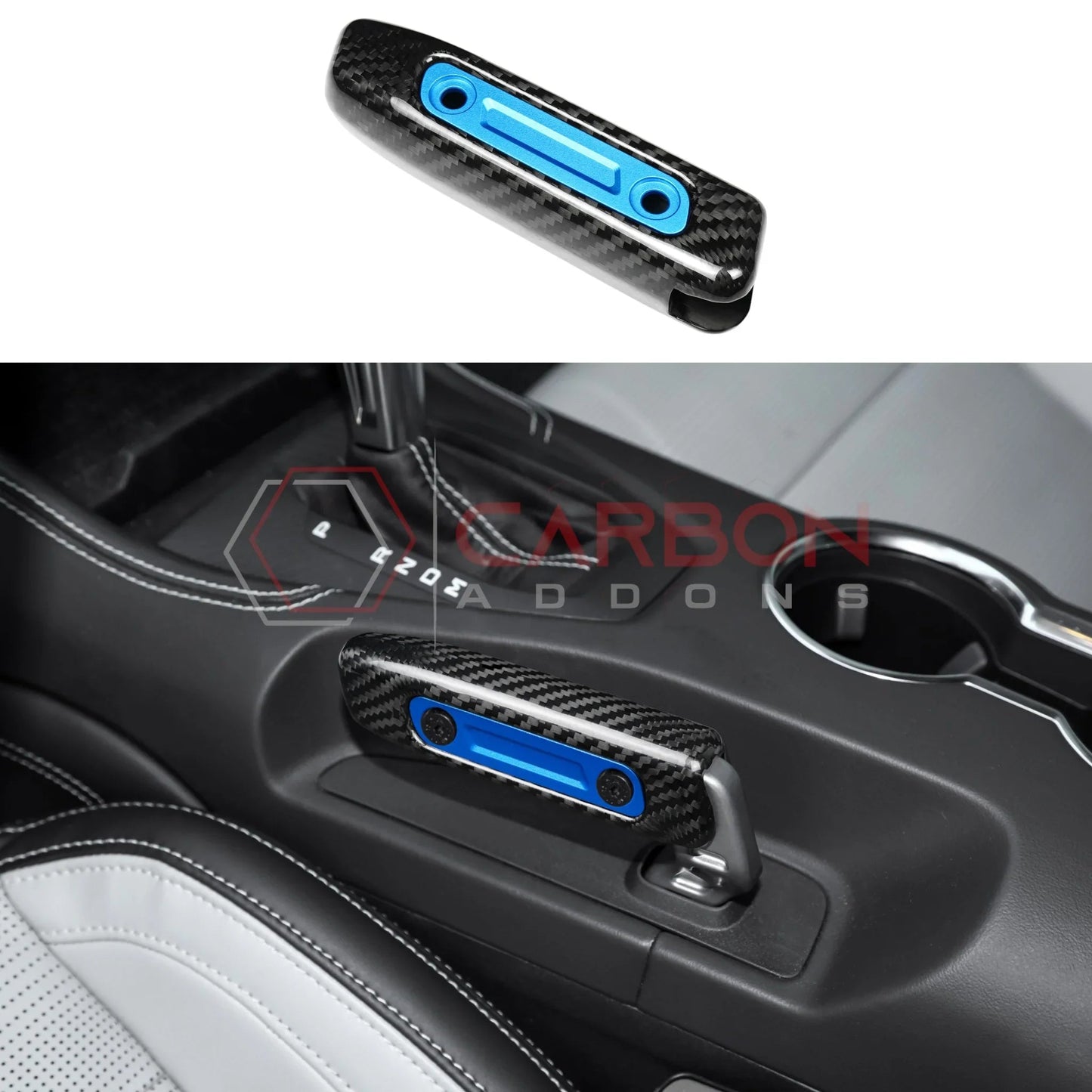 2024+ Mustang Real Carbon Fiber Replacement Hand brake