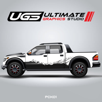 Pickup Truck Side Splash Graphics