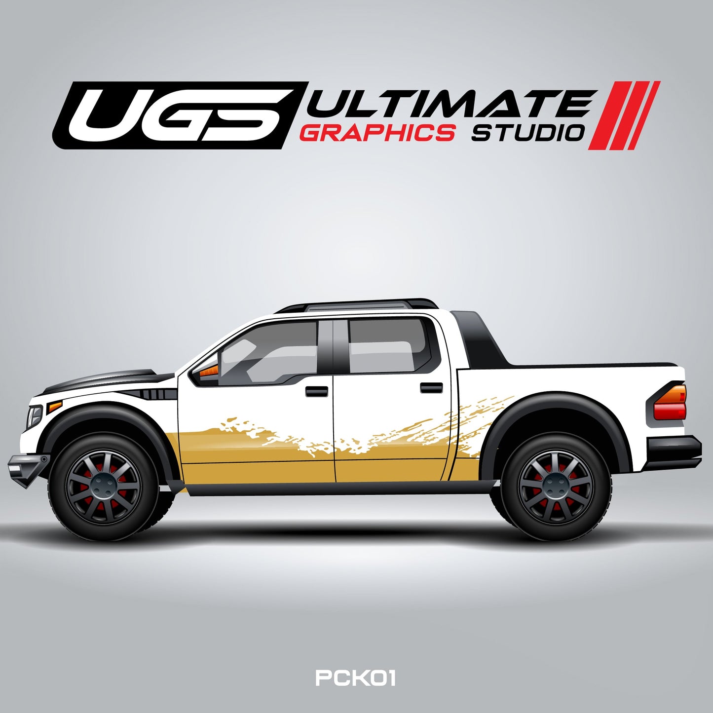 Pickup Truck Side Splash Graphics