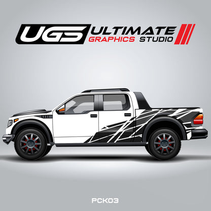 Pickup Truck Pattern Mark Graphics