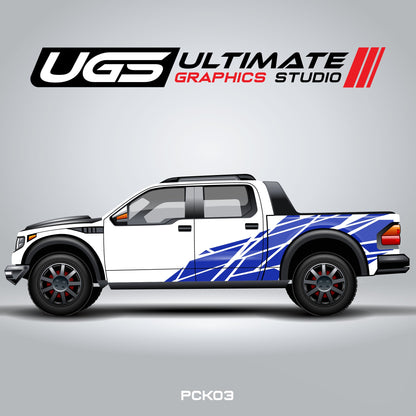 Pickup Truck Pattern Mark Graphics