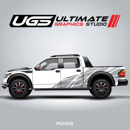 Pickup Truck Pattern Mark Graphics