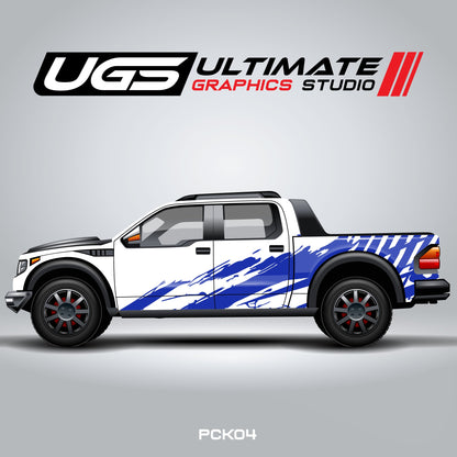 Pickup Truck Dirt Mark Graphics