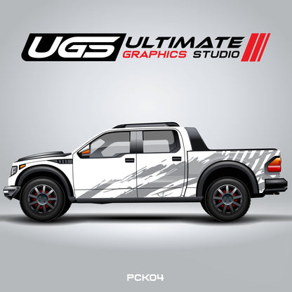 Pickup Truck Dirt Mark Graphics