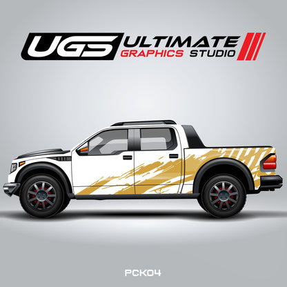 Pickup Truck Dirt Mark Graphics