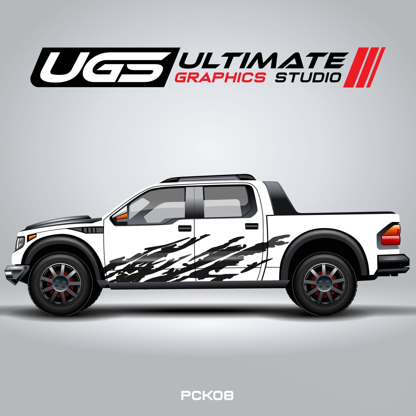 Pickup Truck Dirt Mark Graphics