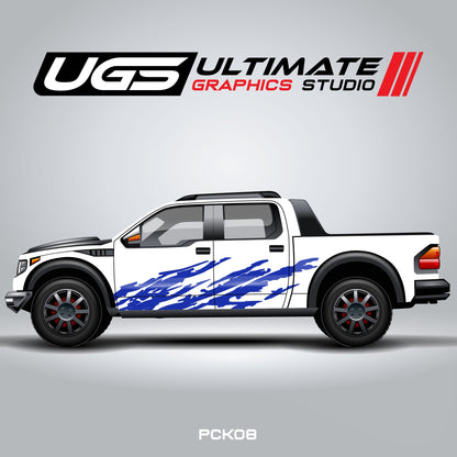 Pickup Truck Dirt Mark Graphics