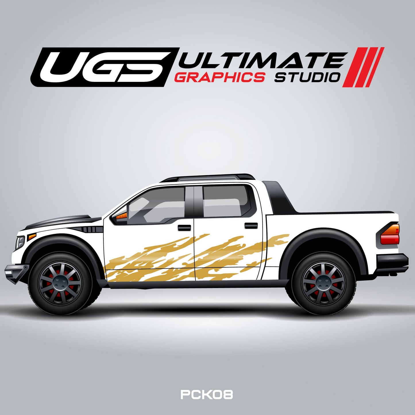 Pickup Truck Dirt Mark Graphics