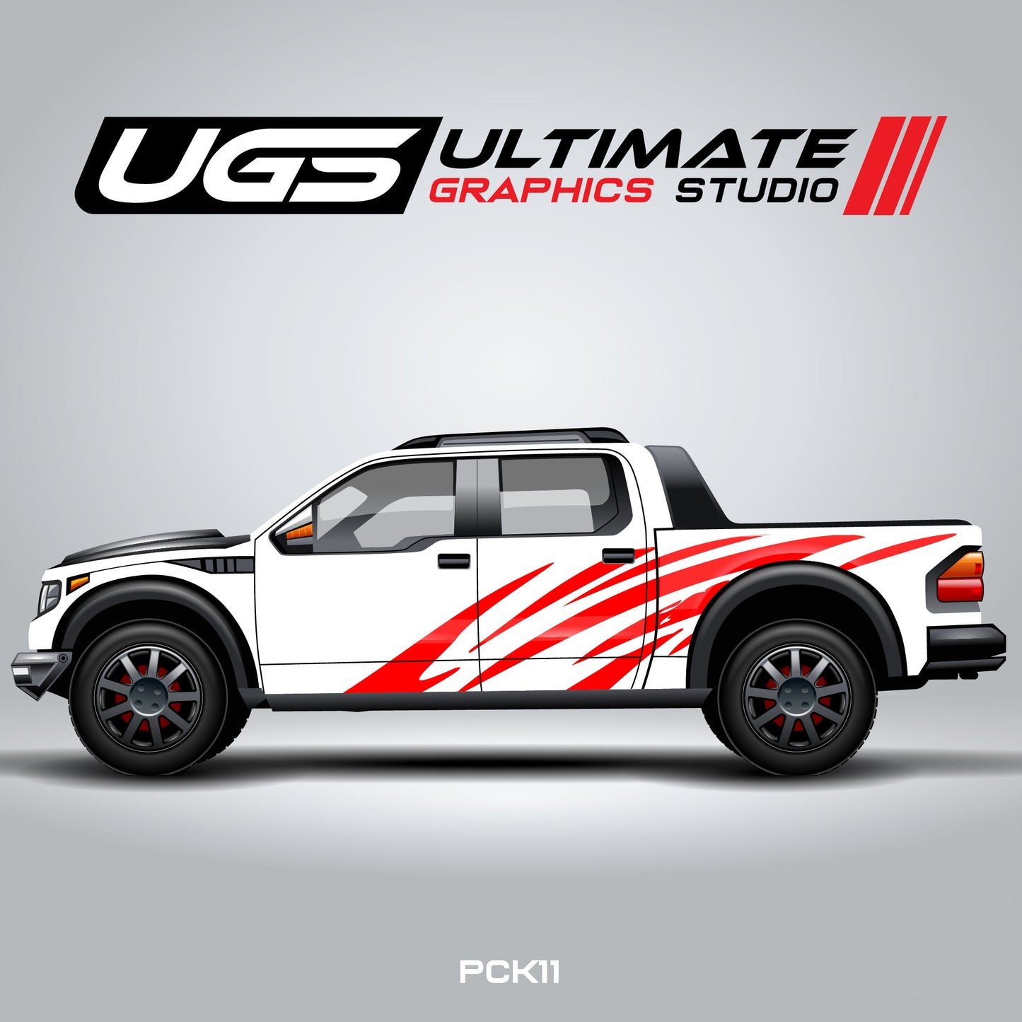 Pickup Curved Lines Graphics