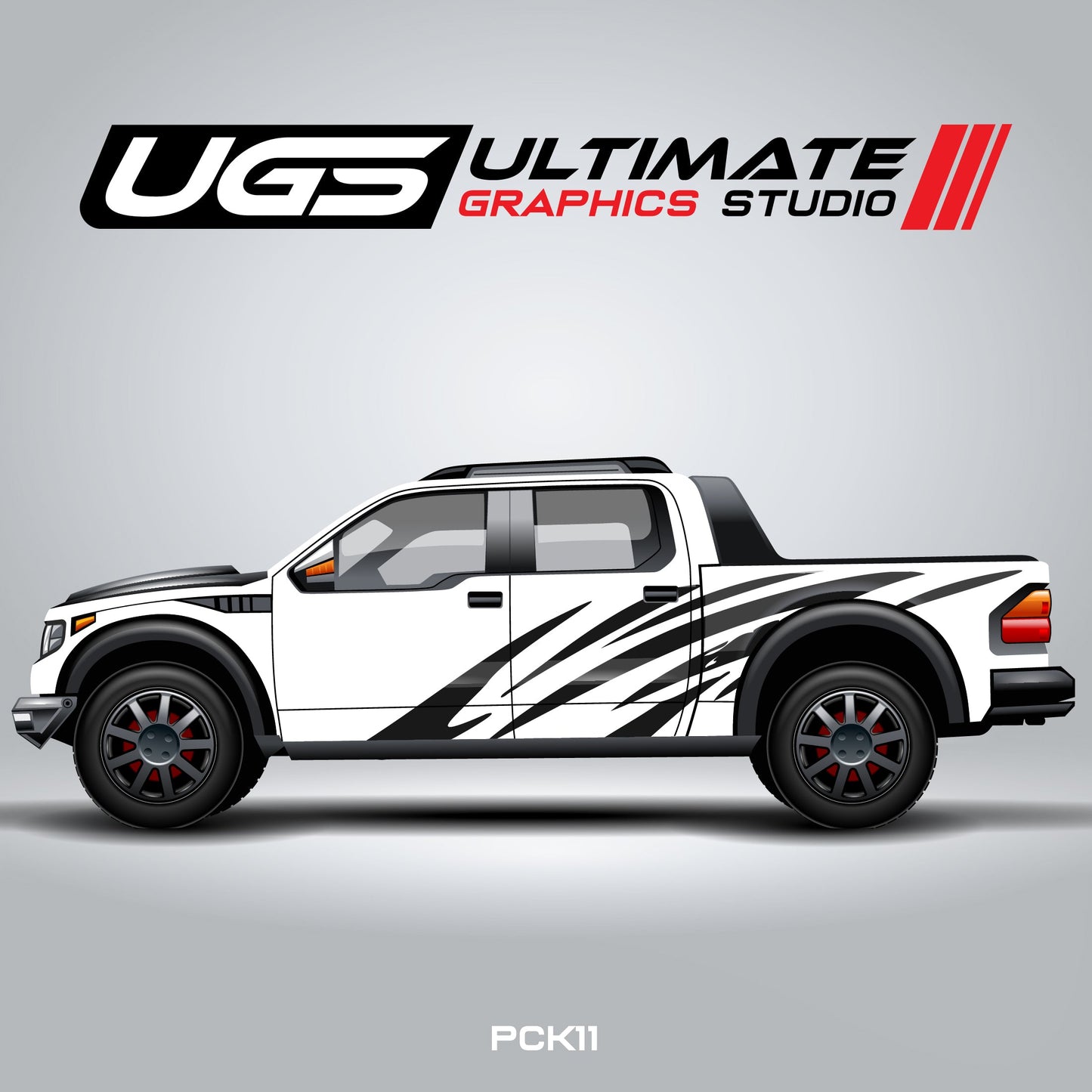 Pickup Curved Lines Graphics