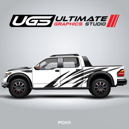 Pickup Curved Lines Graphics
