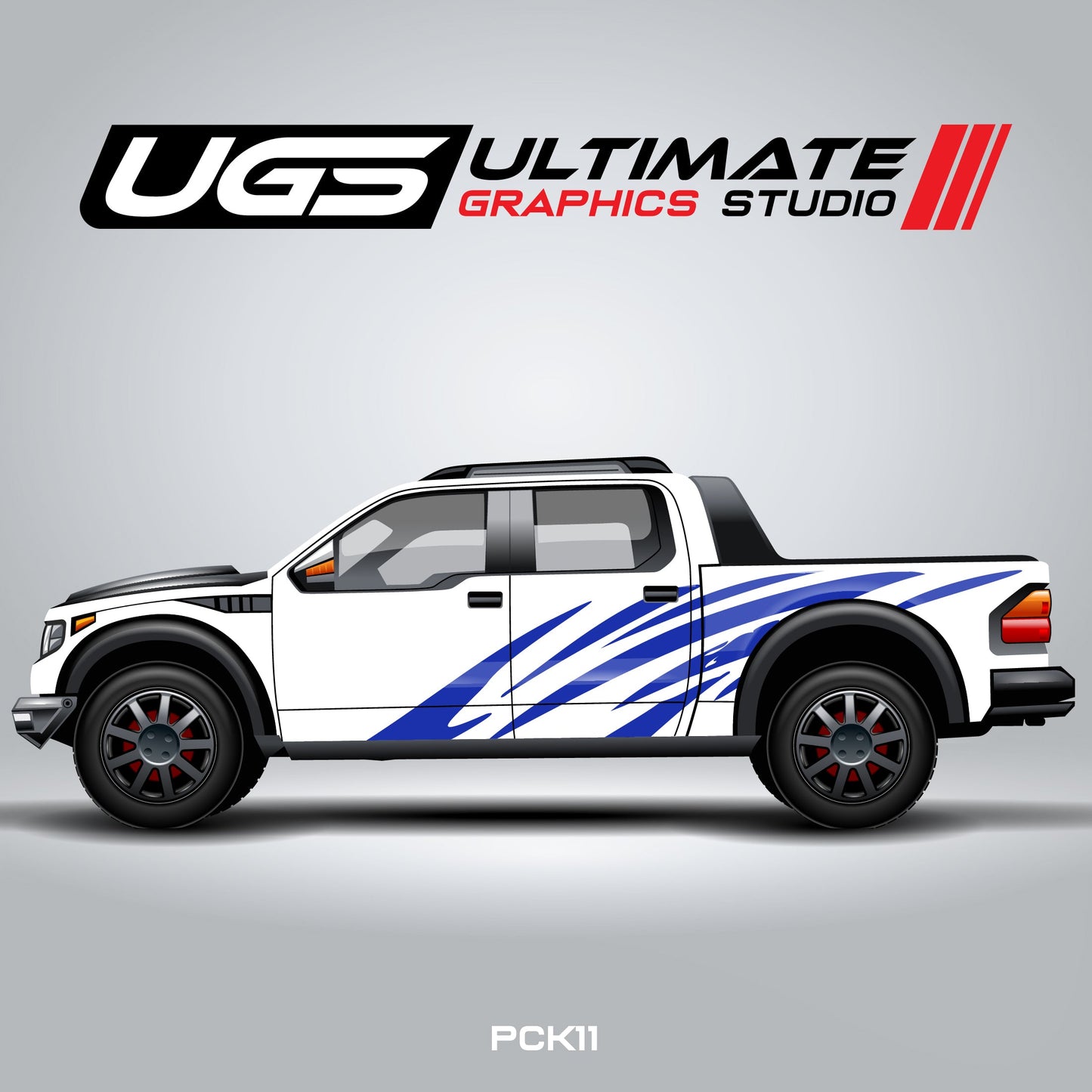 Pickup Curved Lines Graphics