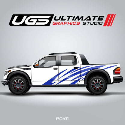 Pickup Curved Lines Graphics