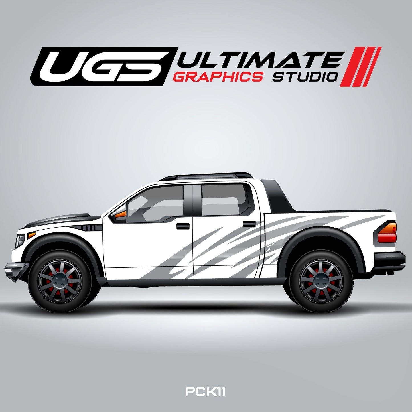 Pickup Curved Lines Graphics