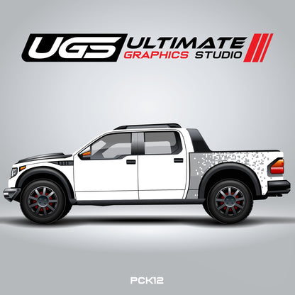 Pickup Pixels Pattern Side Graphics Graphics