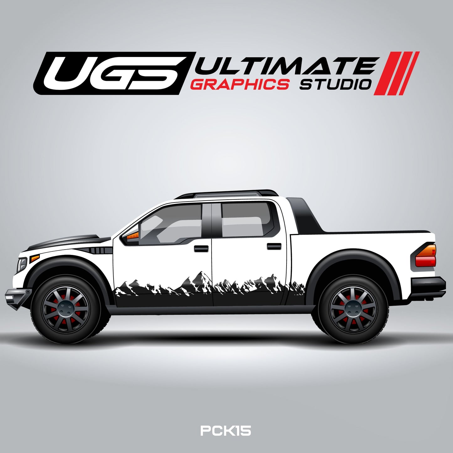 Pickup Side Mountain Graphics
