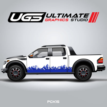 Pickup Side Mountain Graphics