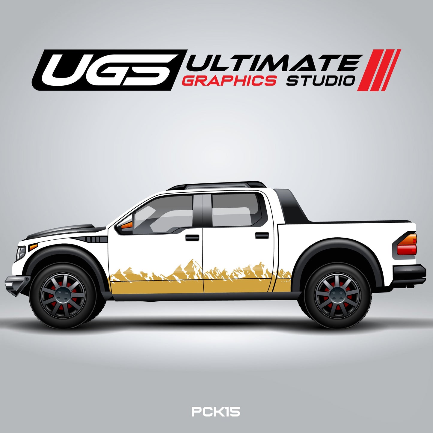 Pickup Side Mountain Graphics