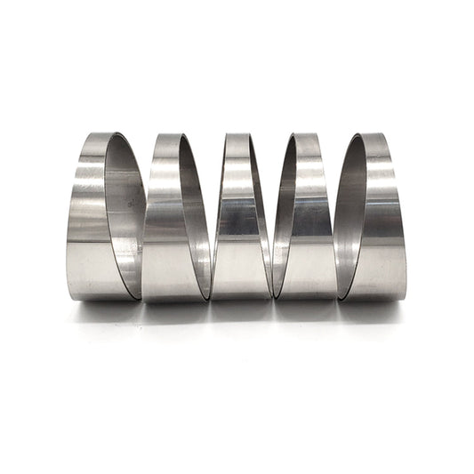 1.500" 16ga Tight Radius (1D) Pie Cut 304 Stainless (45° Bend - 5 Pieces Total)
