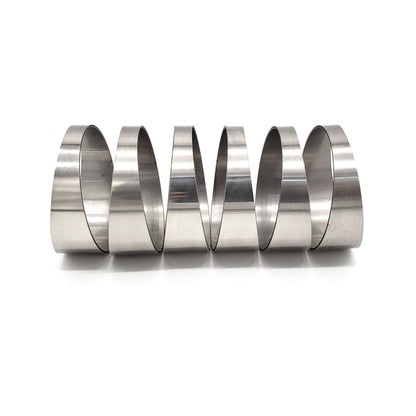 1.625" 16ga Tight Radius (1D) Pie Cut 304 Stainless (90° Bend - 6 Pieces Total)