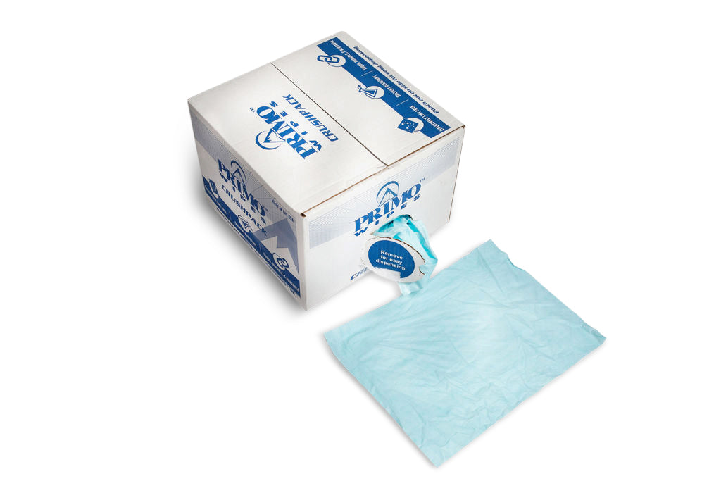 Primo® Wipes Blue Shop Towels Crushpack (Distributor Only)