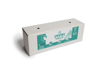 Primo® Wipes Blue Shop Towels Pop-Up Dispenser Box | 100 Count | Telesto