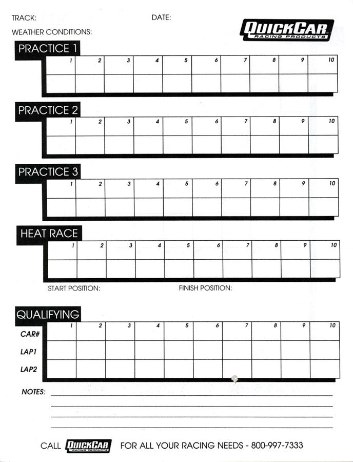 51-235 QUICKCAR RACING PRODUCTS