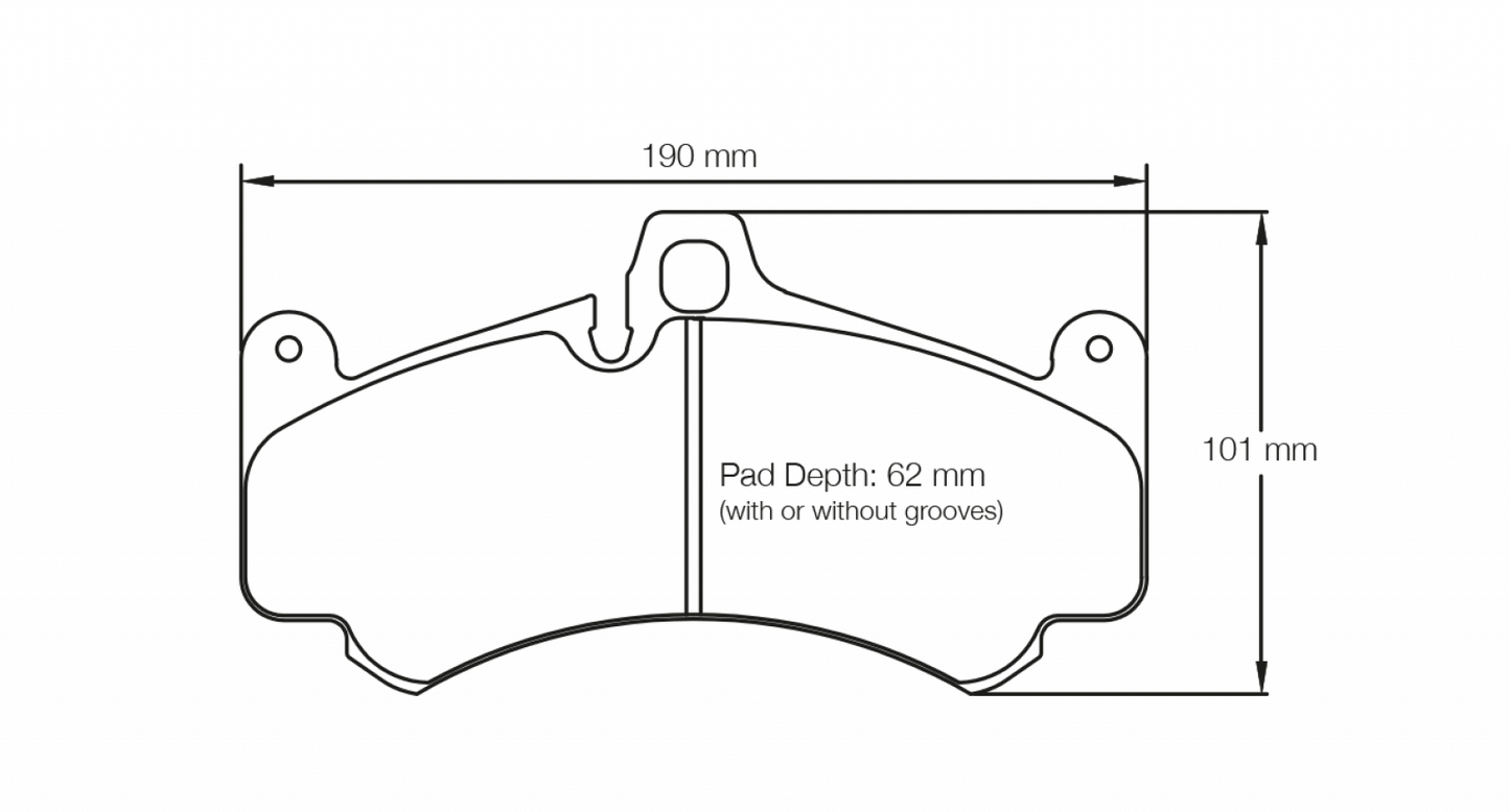 PAGID Racing Pagid Racing 8004 RST3 Compound Brake Pads 8004-RST3